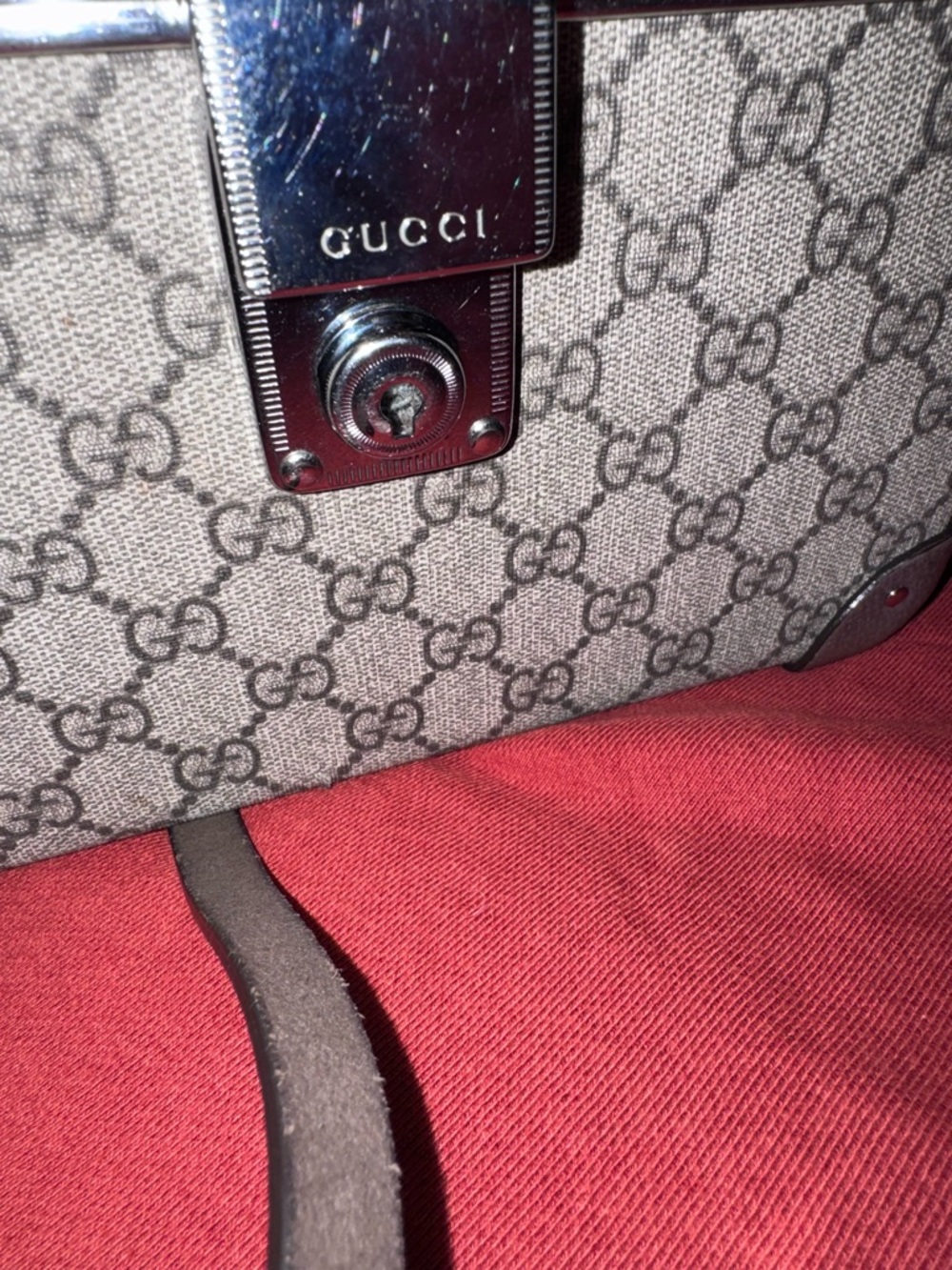 Gucci GG Supreme Bamboo Handle trunk Shoulder Bag - Picture 10 of 13